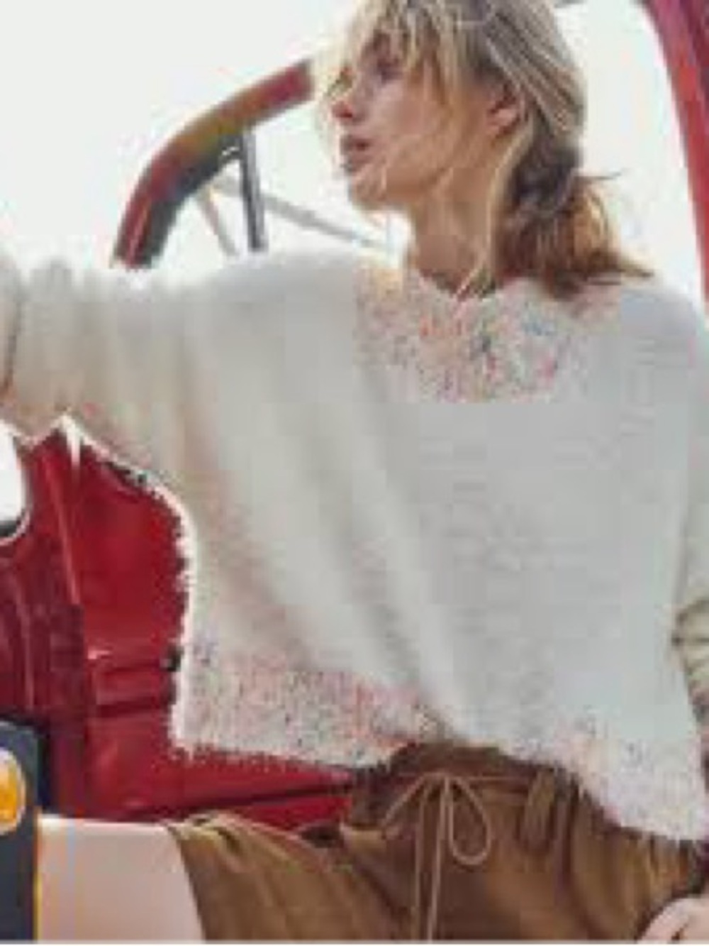 Free People Stardust Pullover Sweater
Size large